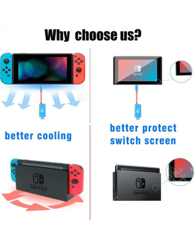 Dock Mini Boreguse para Nintendo Switch 100W HDMI 4K