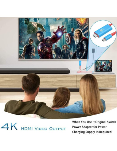 Dock Mini Boreguse para Nintendo Switch 100W HDMI 4K