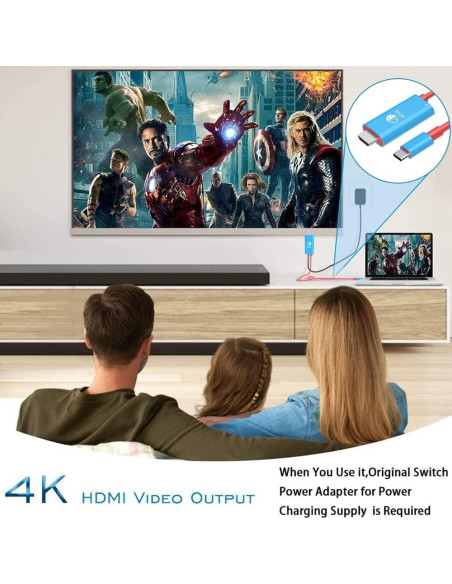 Dock Mini Boreguse para Nintendo Switch 100W HDMI 4K