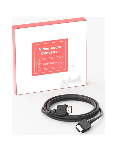 Cable HDMI Gmeaou para Nintendo Switch 1.46m Negro