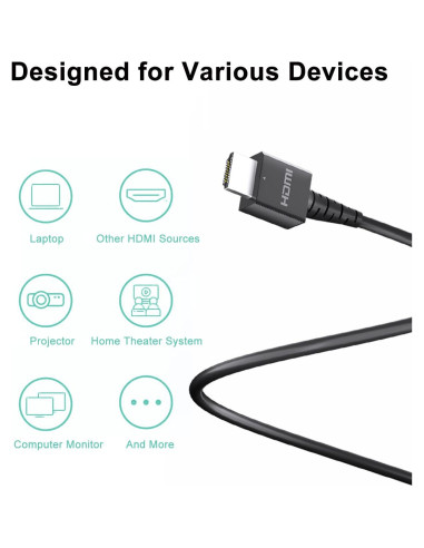 Cable HDMI Gmeaou para Nintendo Switch 1.46m Negro