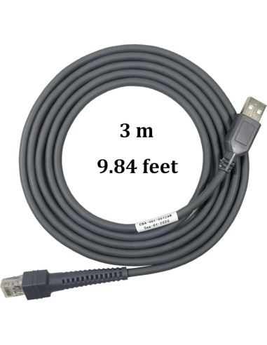 Cable USB a RJ45 SOTESIN 2m para escáner de códigos