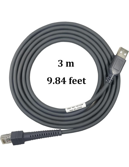 Cable USB a RJ45 SOTESIN 2m para escáner de códigos