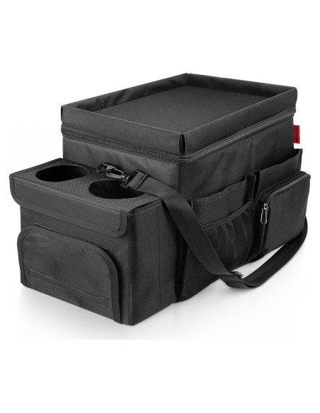 Organizador de Coche INFIVITA Grande Impermeable con Portavasos