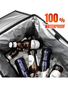 Organizador de Coche INFIVITA Grande Impermeable con Portavasos 2