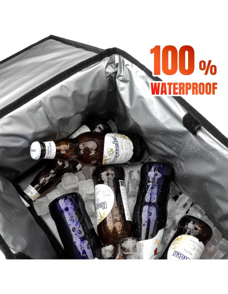 Organizador de Coche INFIVITA Grande Impermeable con Portavasos