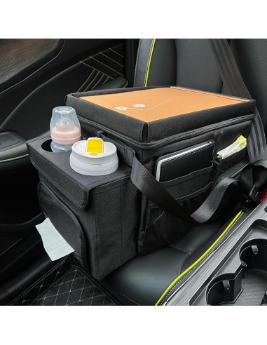 Organizador de Coche INFIVITA Grande Impermeable con Portavasos