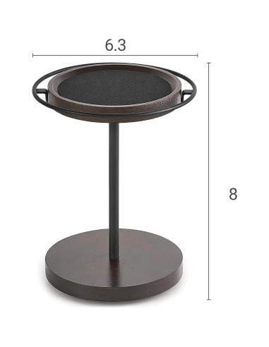 Organizador de Gafas Mkono 360 Soporte de Madera para 12 Pares