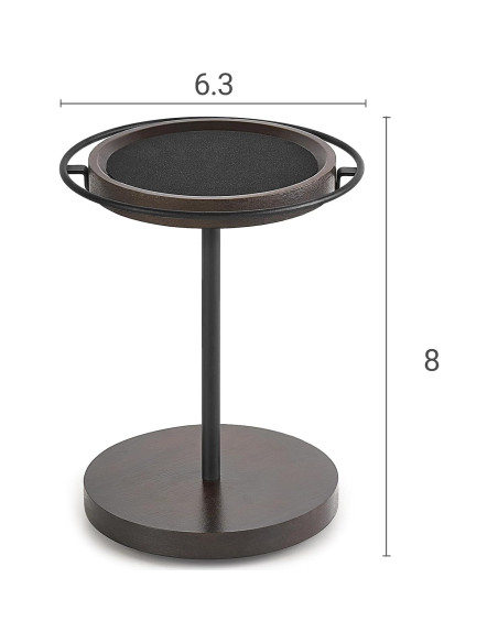 Organizador de Gafas Mkono 360 Soporte de Madera para 12 Pares