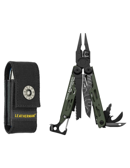 Multi-herramienta LEATHERMAN Signal 19 en 1 para Camping