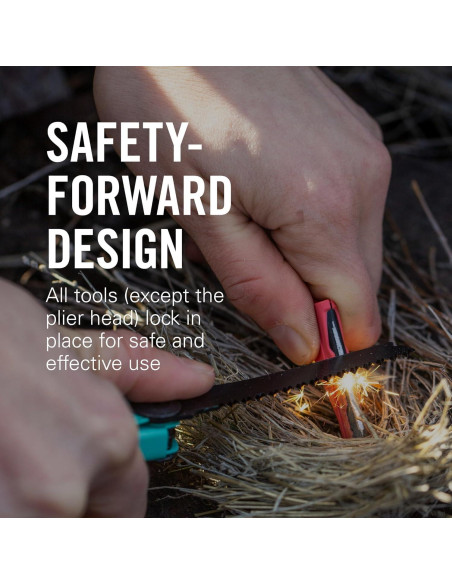 Multi-herramienta LEATHERMAN Signal 19 en 1 para Camping