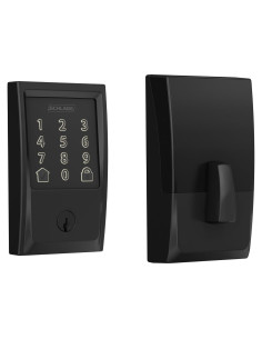 Cerradura Inteligente Schlage Encode WiFi Pestillo Negro Mate