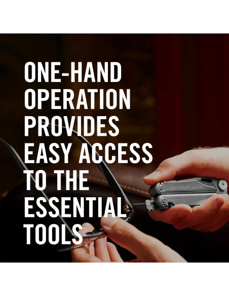 Multiherramienta LEATHERMAN Wave+ 18 en 1 Acero Inoxidable