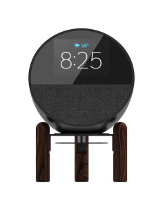 Soporte de Madera para Echo Spot 2024 y Echo Pop - Negro