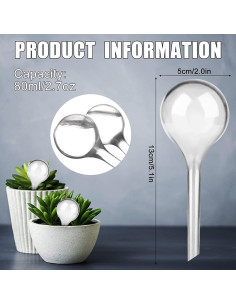 5 Bombillas de Riego Automático Dream-Wonderland 13cm 2