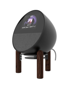 Soporte de Madera para Echo Spot 2024 y Echo Pop - Negro 2