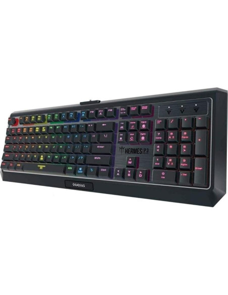 Teclado Gaming Mecánico GAMDIAS Hermes P3 RGB Bajo Perfil