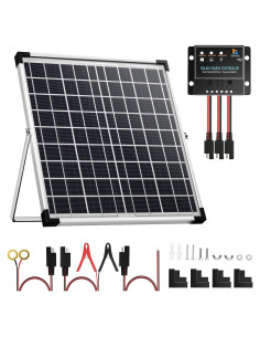 Kit Panel Solar 20W 12V SUNSUL con Soporte Ajustable