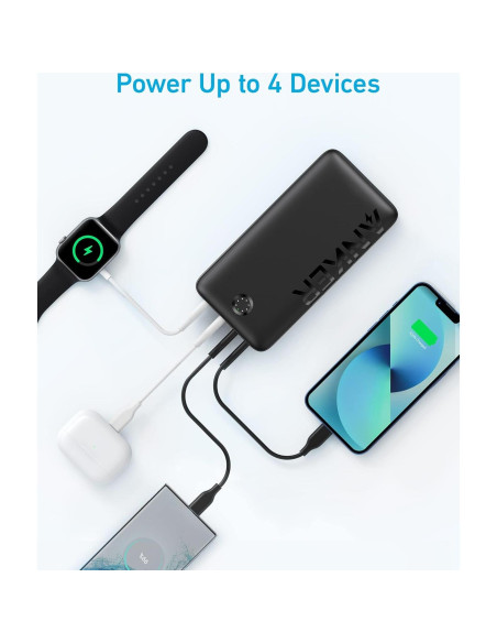 Cargador Portátil Anker 40,000mAh 30W USB-C Carga Rápida Cargador Portátil Anker 40,000mAh 30W USB-C Carga Rápida