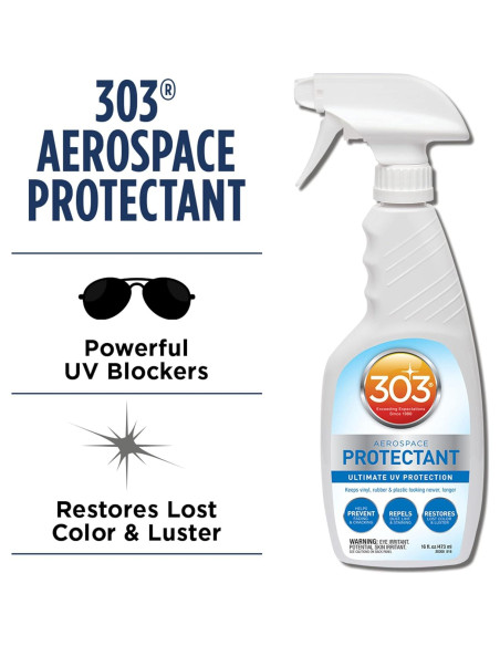 Spray Protectante UV 303 Productos 473 ml Blanco Multiusos