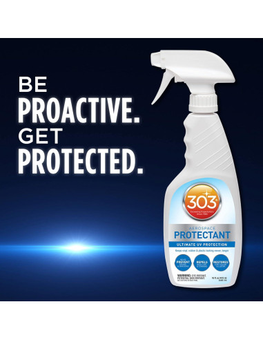Spray Protectante UV 303 Productos 473 ml Blanco Multiusos