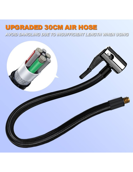 Compresor de Aire KIMHI 150 PSI Portátil con Batería 10000mAh