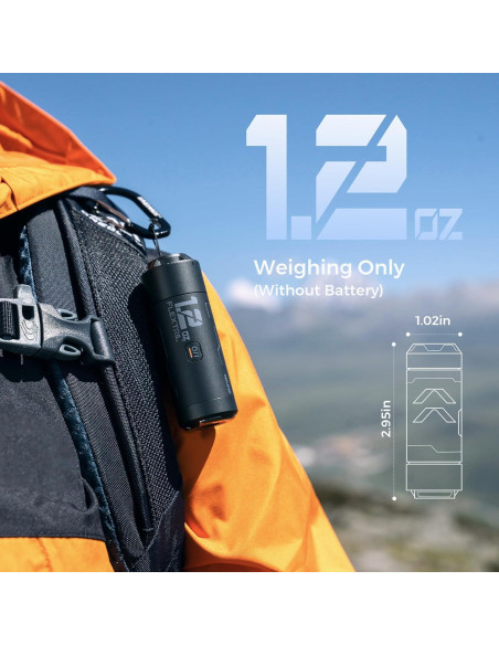 Bomba de Aire FLEXTAILGEAR Zero Pump Recargable 180 LPM