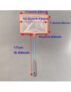 10 PCS Red de Artemia MEIMEI 24.5 cm Nylon Multicolor 2