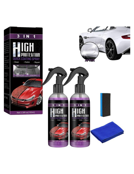 Spray Nano 3 en 1 MICROBUS 200ml para Automóviles