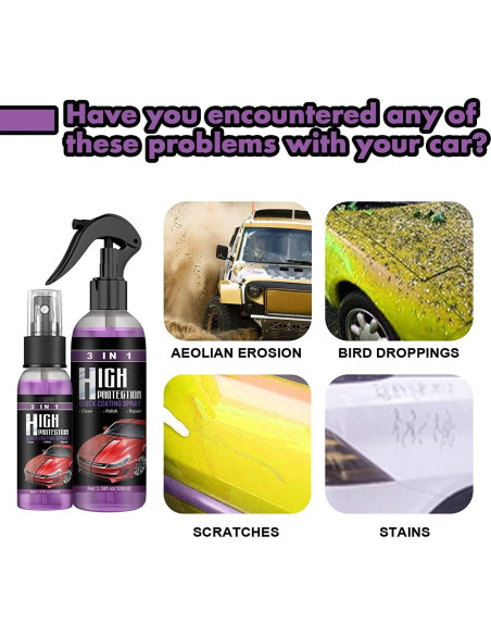 Spray Nano 3 en 1 MICROBUS 200ml para Automóviles