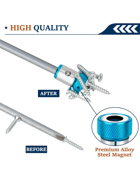 6 Anillos Magnéticos POBAN para Destornilladores Hexagonales