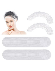 150 Gorras de Ducha Desechables Ceizioes Impermeables