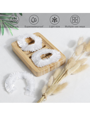 150 Gorras de Ducha Desechables Ceizioes Impermeables