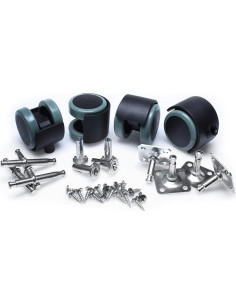 Ruedas de Goma Slipstick CB681 5/16" Montaje - Juego de 4 2