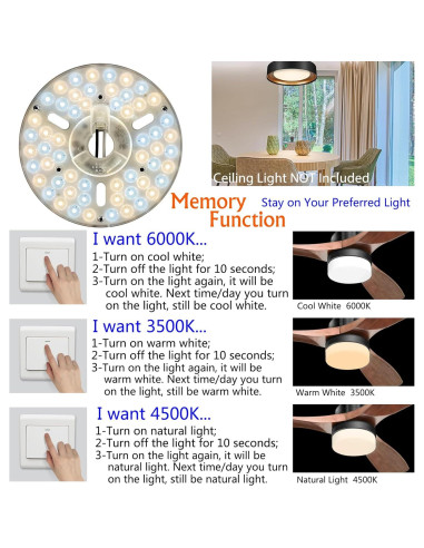 Kit Retrofit Luz LED 36W Zhairdalstar 16.26cm Regulable