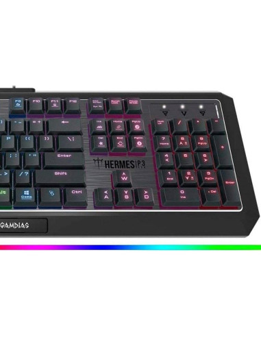 Teclado Gaming Mecánico GAMDIAS Hermes P3 RGB Bajo Perfil