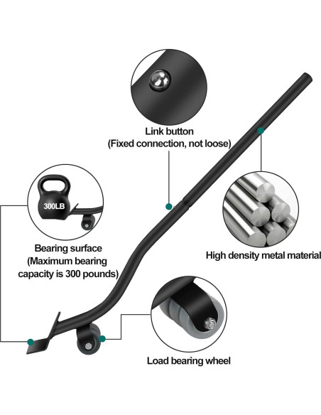 Elevador de Muebles VIOBEPASS con Ruedas y Bloques 1000 kg