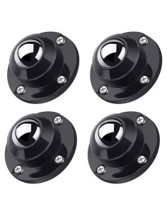 Ruedas Giratorias PlusRoc de 24mm para Muebles - 4 Piezas
