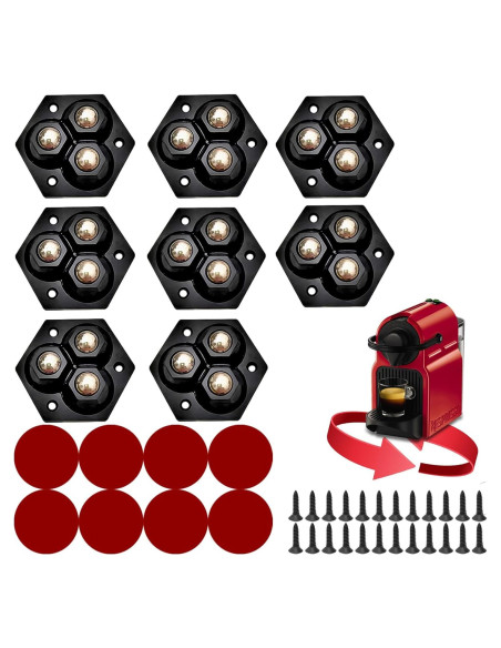 Deslizadores de Muebles YadklDrnE - Ruedas 360 - Juego de 8