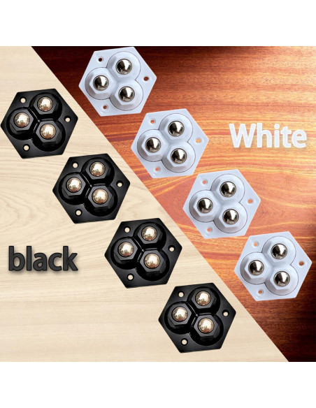 Deslizadores de Muebles YadklDrnE - Ruedas 360 - Juego de 8