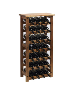Estante de Vino Everous 7 Niveles para 28 Botellas