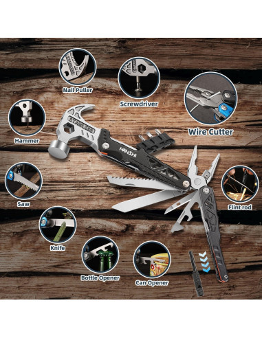 Cortador de Alambre HANSHI Multiherramienta 17 en 1