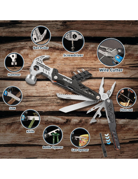 Cortador de Alambre HANSHI Multiherramienta 17 en 1