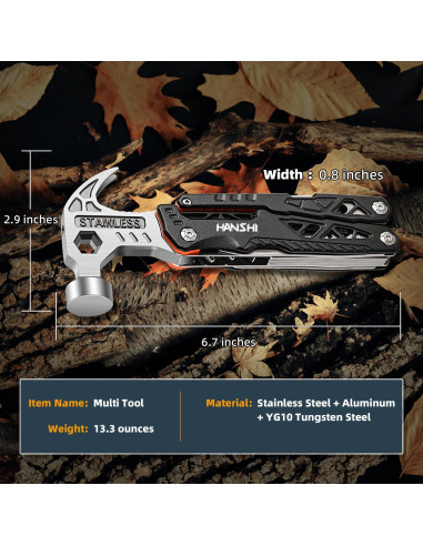 Cortador de Alambre HANSHI Multiherramienta 17 en 1