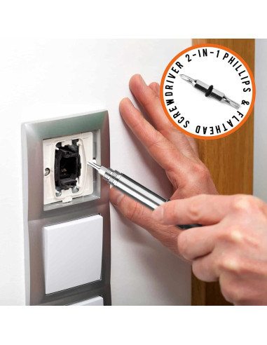 Bolígrafo Multiherramienta 9 en 1 SAPGIF Negro