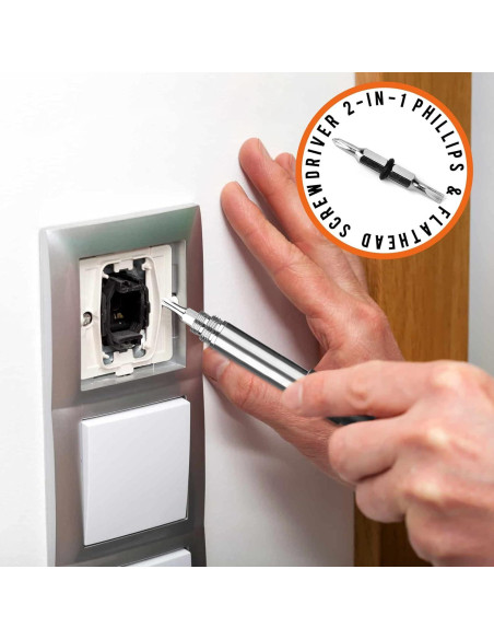 Bolígrafo Multiherramienta 9 en 1 SAPGIF Negro