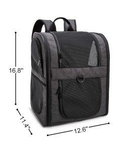 Mochila Transportadora Apollo Walker para Gatos y Perros 32x29x43cm 2