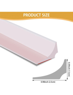 Protector de Salpicaduras Soengsau 99 cm Translúcido Impermeable 2