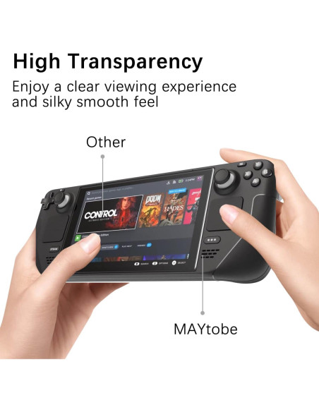 MAYtobe Protector de Pantalla para Steam Deck Oled 7" Vidrio Templado