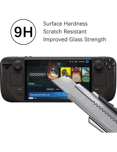 MAYtobe Protector de Pantalla para Steam Deck Oled 7" Vidrio Templado